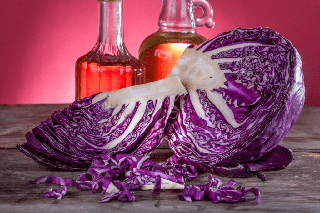 Natural Pigments - Red Cabbage - Stock Image from Canva