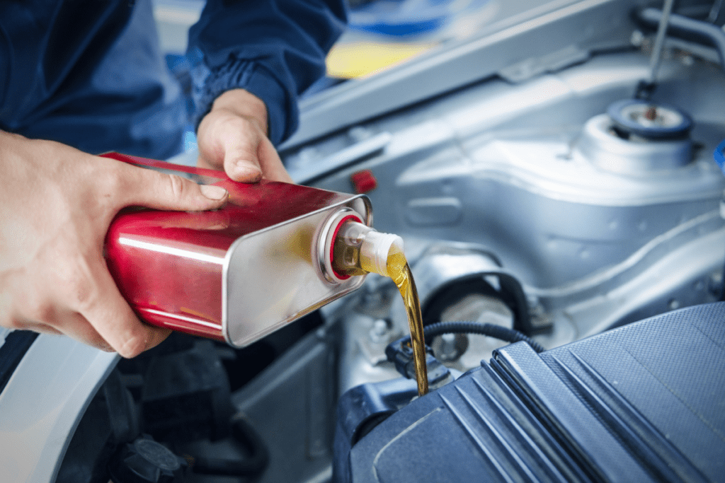 How to Improve Your Fuel Economy - Stock Image from Canva of an oil change 