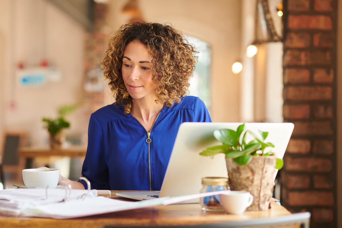 Eco-friendly remote work - stock image from Canva