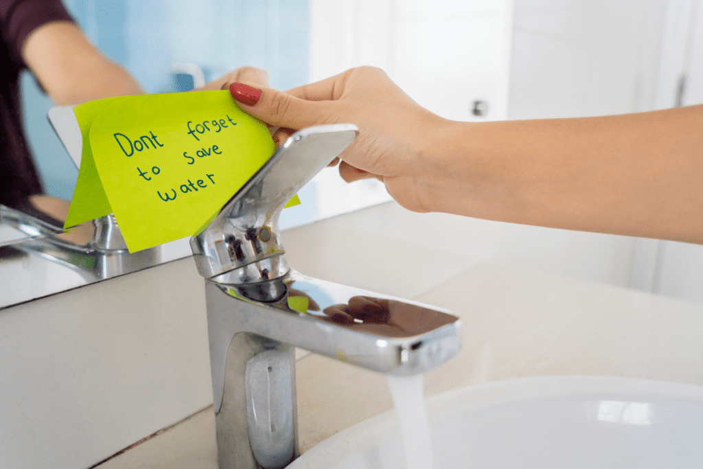 water-saving bathroom fixtures - faucet