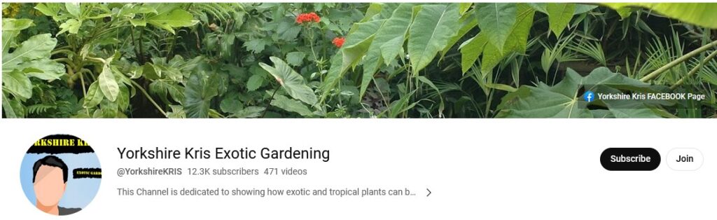 Yorkshire Kris - YouTube channel homepage