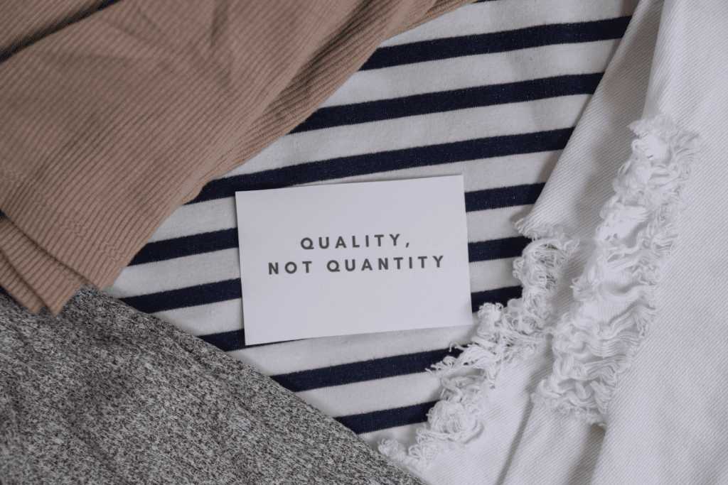 Sustainable Fashion Brands - Quality not Quantity
