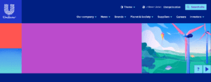 unilever Homepage