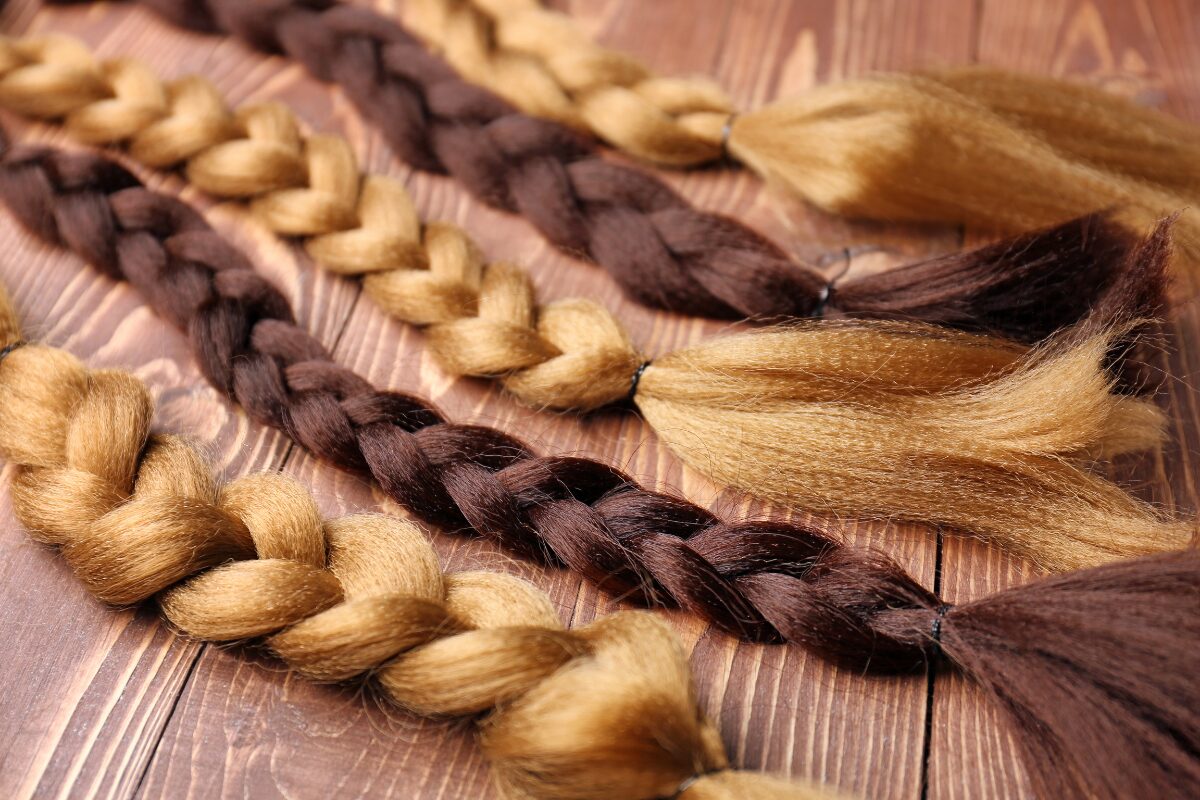 Old hair recycling-pony tail