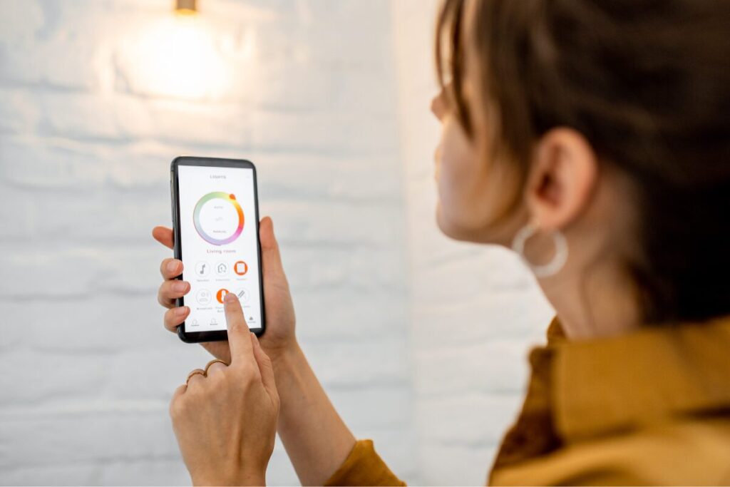 Smartphone-Operated Indoor Bulbs