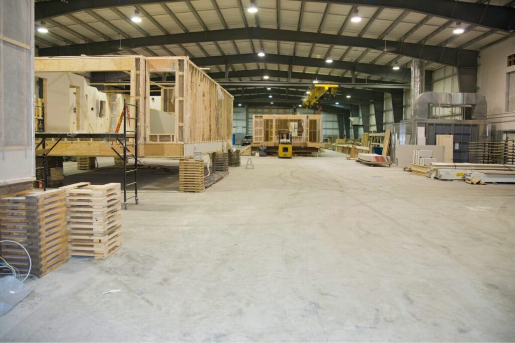 A raw modular home