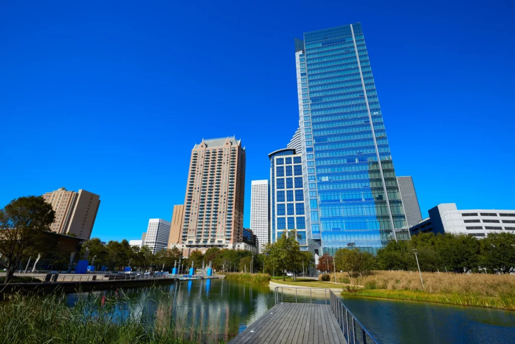 Discovery Green in Downtown Houston