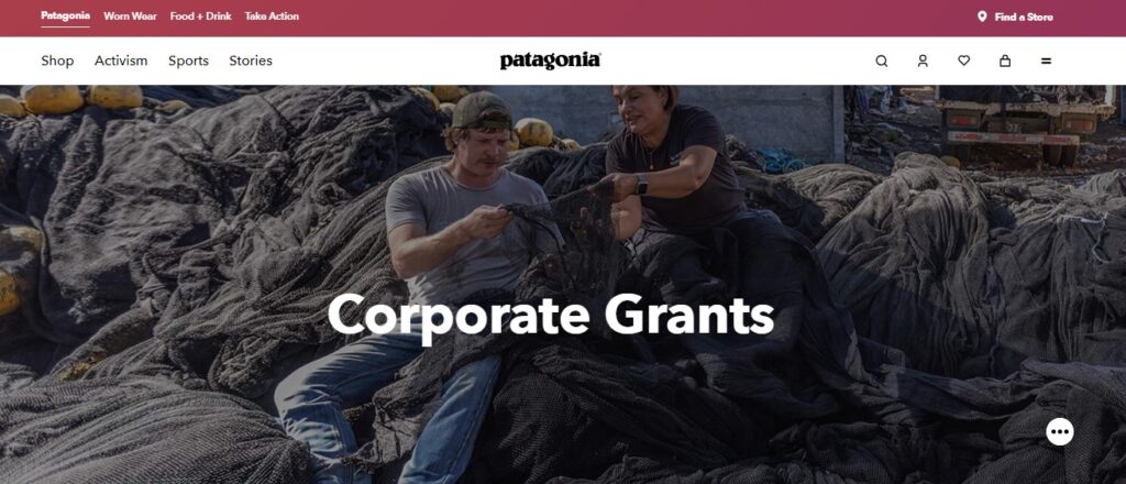 Patagonia Corporate Grants