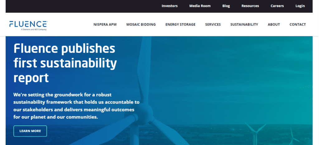 Fluence Homepage