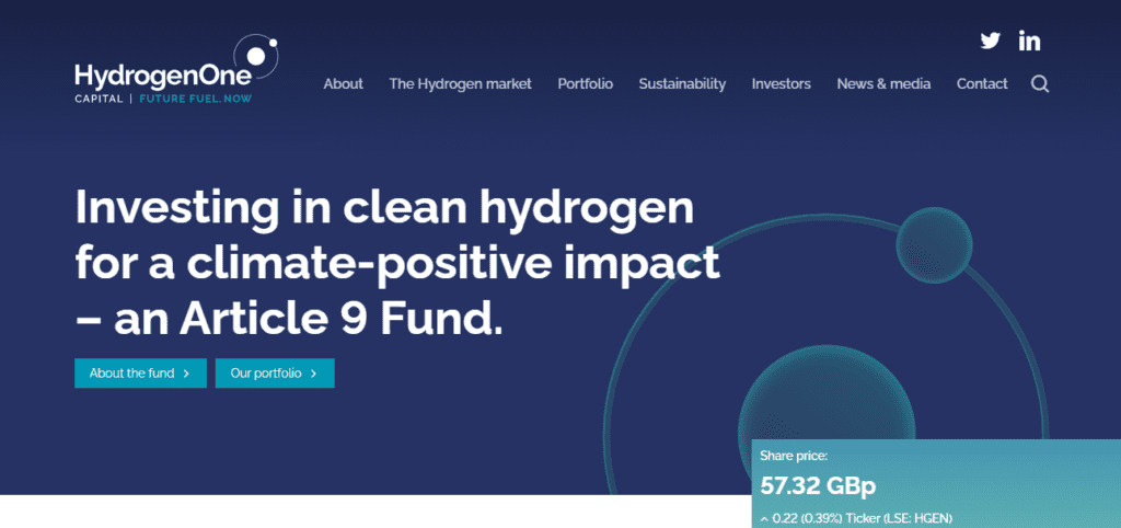 Hydrogen One Homepage