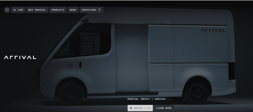 Arrival Homepage