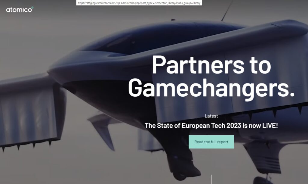 Atomico Homepage