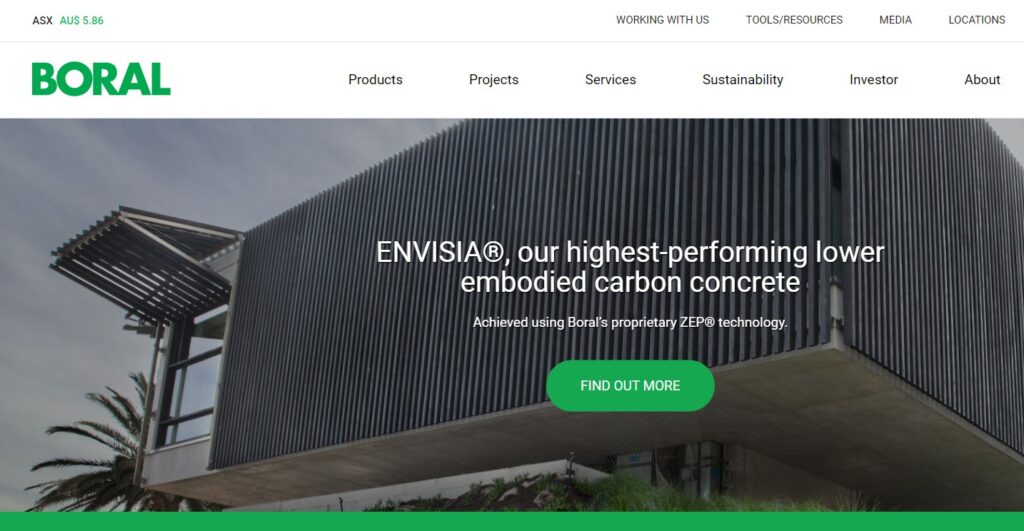 Green Concrete - Boral Homepagel