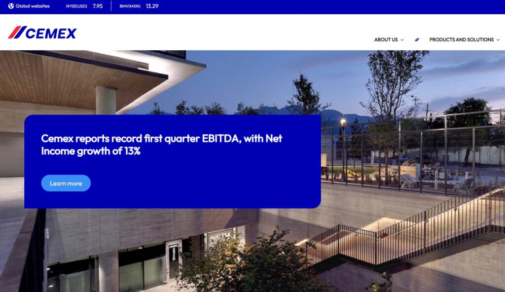 Cemex Homepage