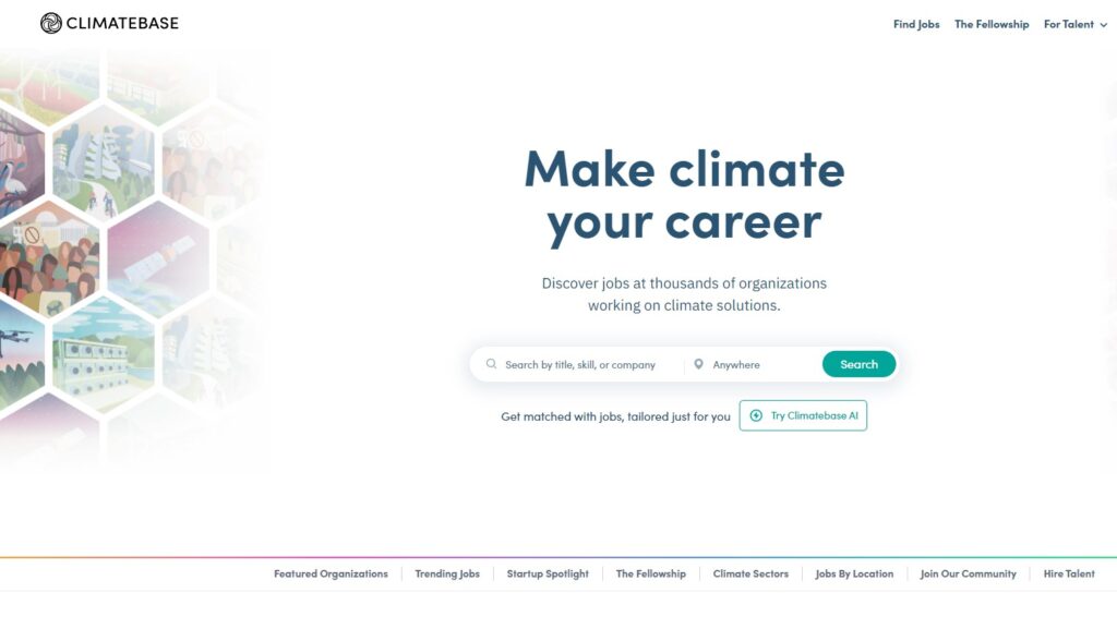 Climatebase Homepage