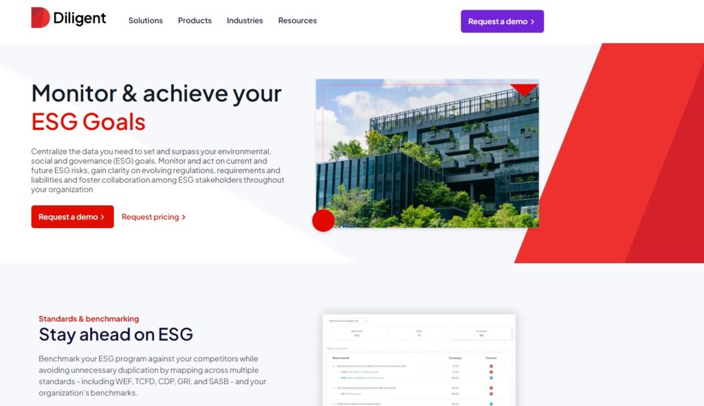 Diligent Homepage