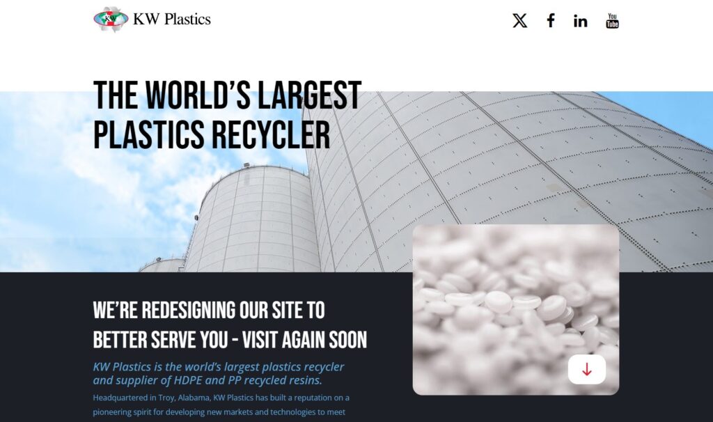plastic recycling companies - KW Plastics Homepage