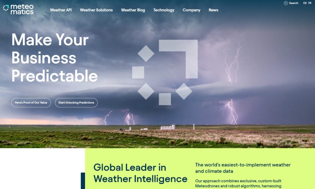 Meteo Matics Homepage
