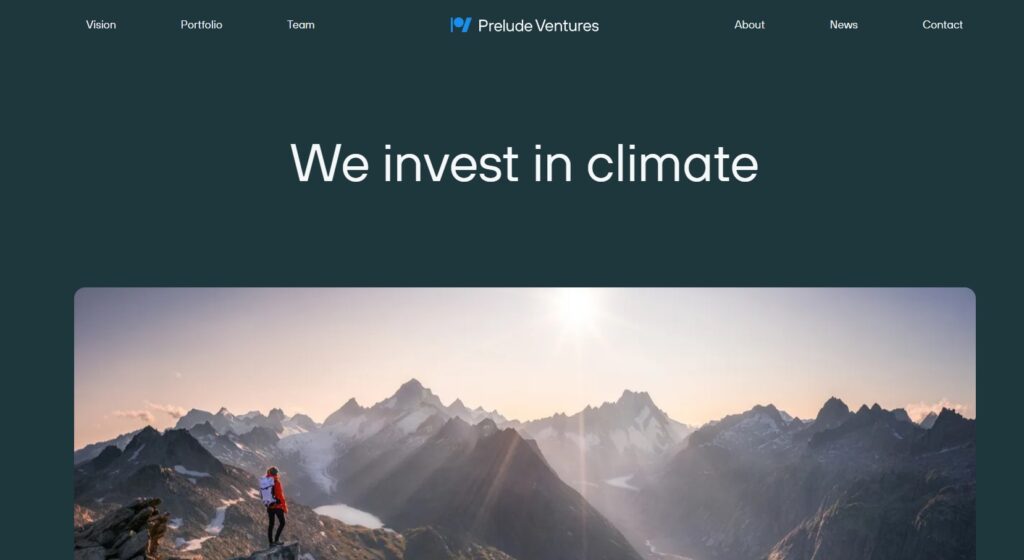 Prelude Ventures Homepage