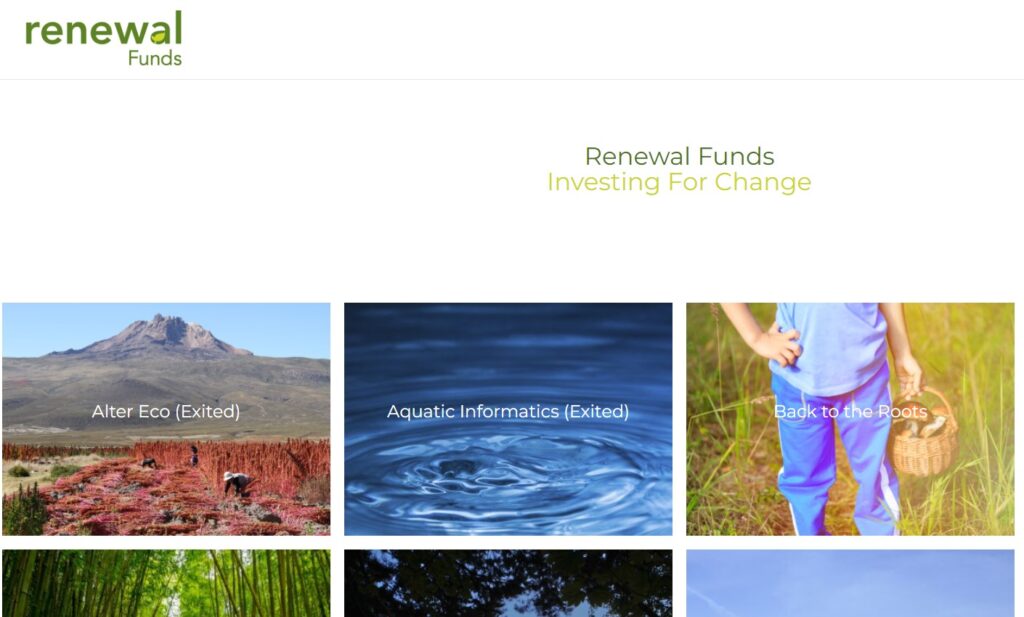 Renewal Funds Homepage