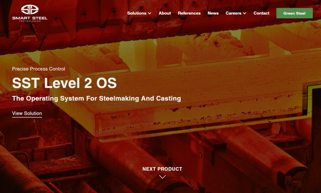 Smart Steel Technologies Homepage
