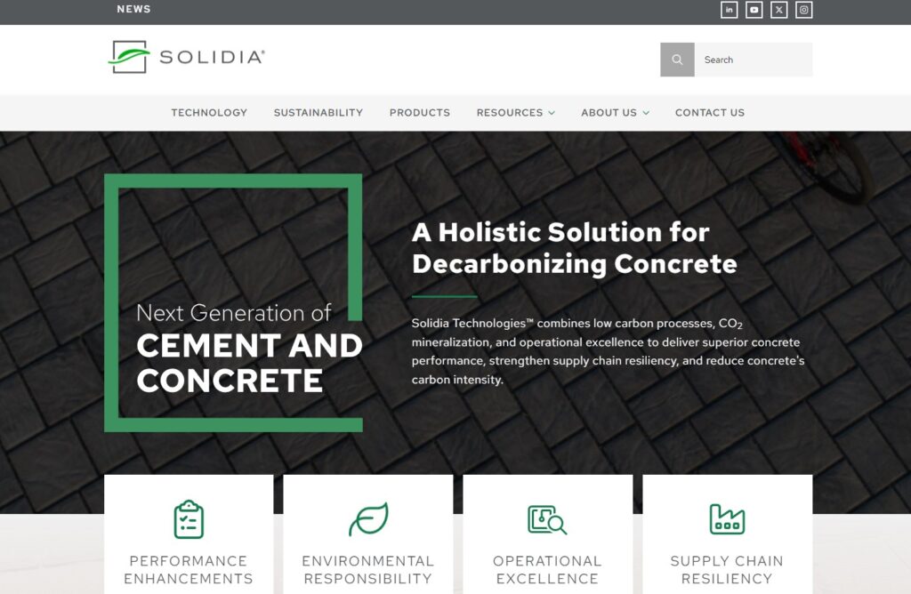 Solidia Homepage