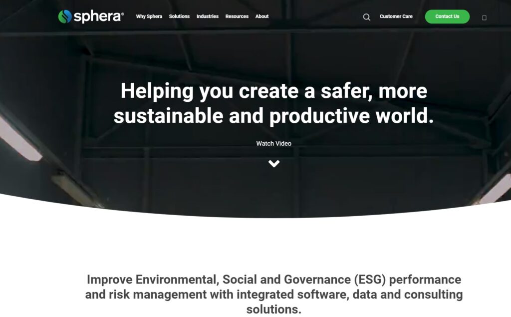 Sphera Homepage