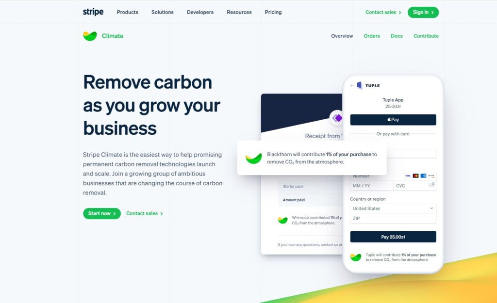 Stripe Homepage