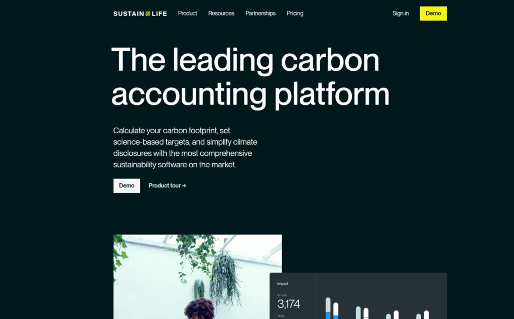 Sustain Life Homepage