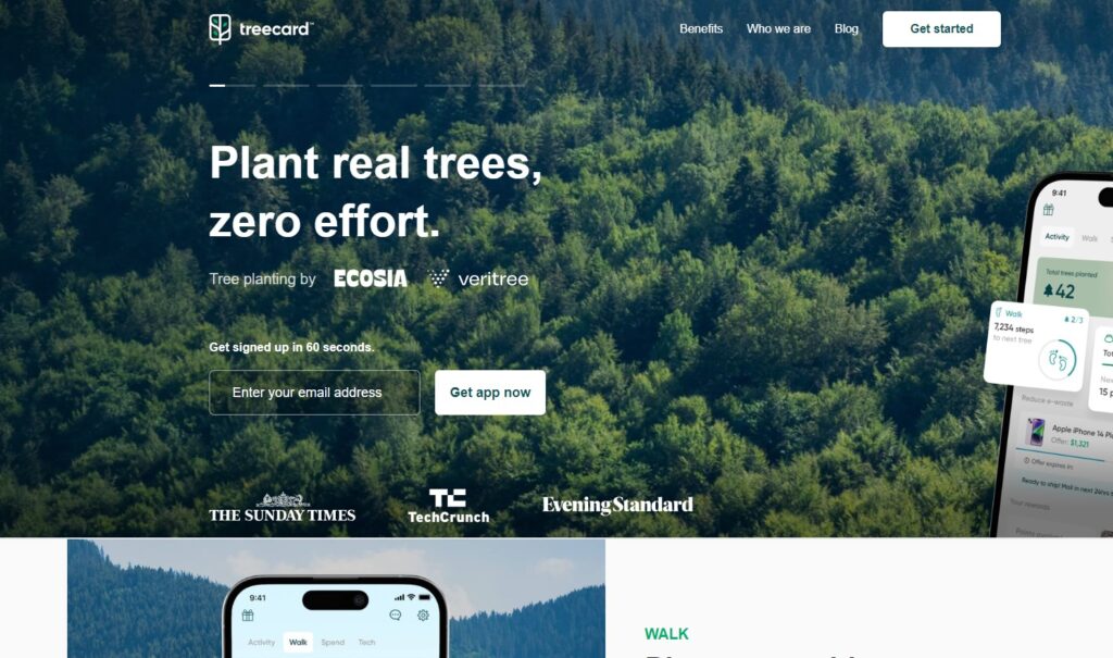 Treecard Homepage