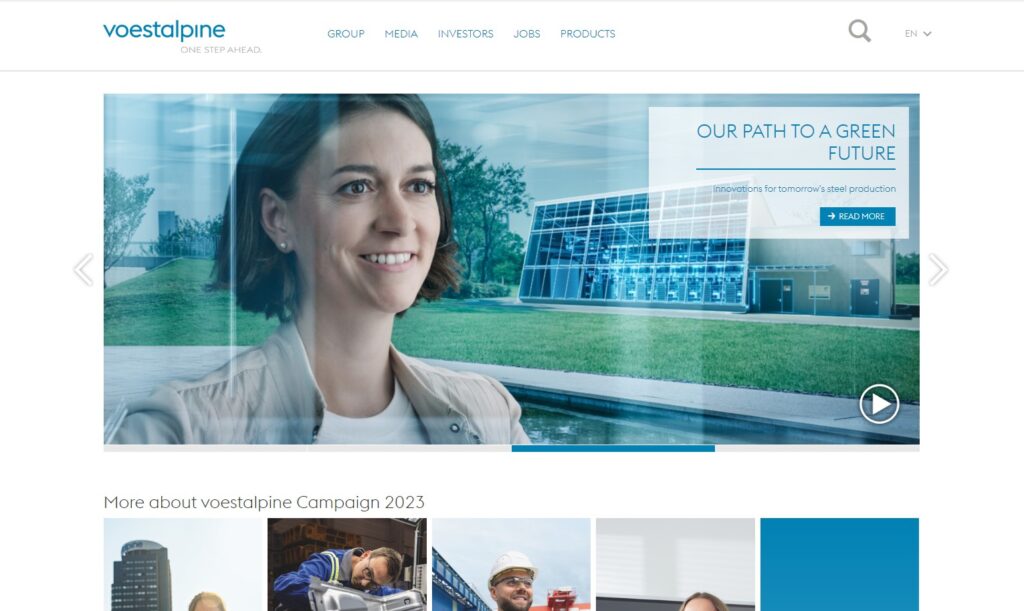 Voestalpine Homepage