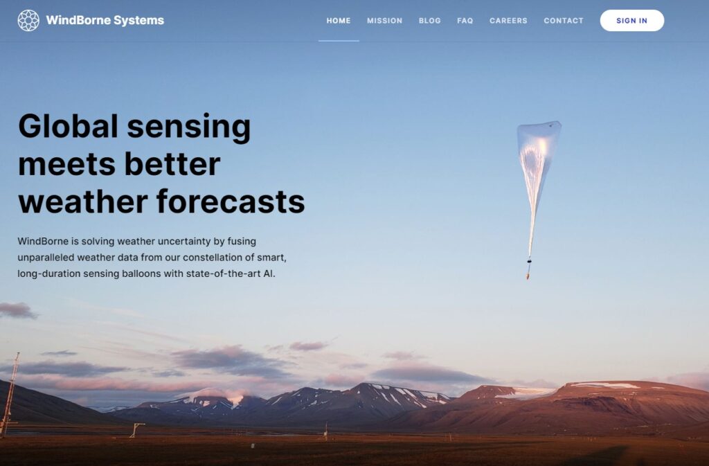Windborne Homepage