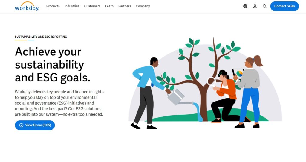 ESG Platform - Workday Homepage