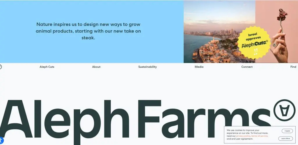 Aleph Farms Homepage