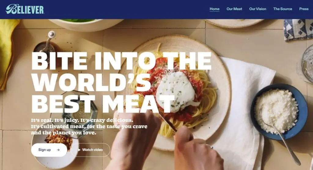 Believer Meats Homepage
