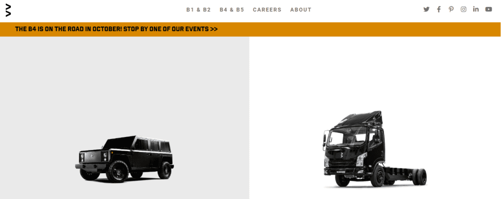 Bollinger Motors Homepage