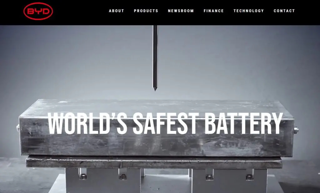 BYD North America Homepage
