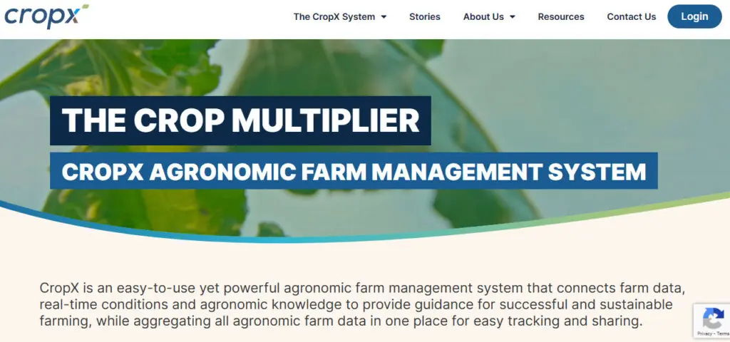 CropX Homepage