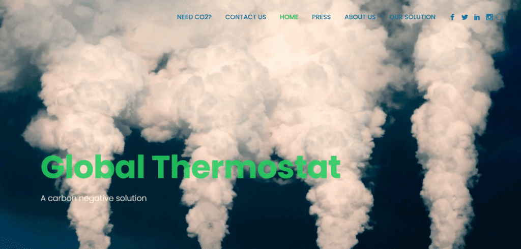 Global Thermostat Homepage