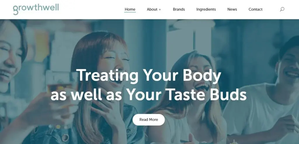 Growthwell Food Homepage