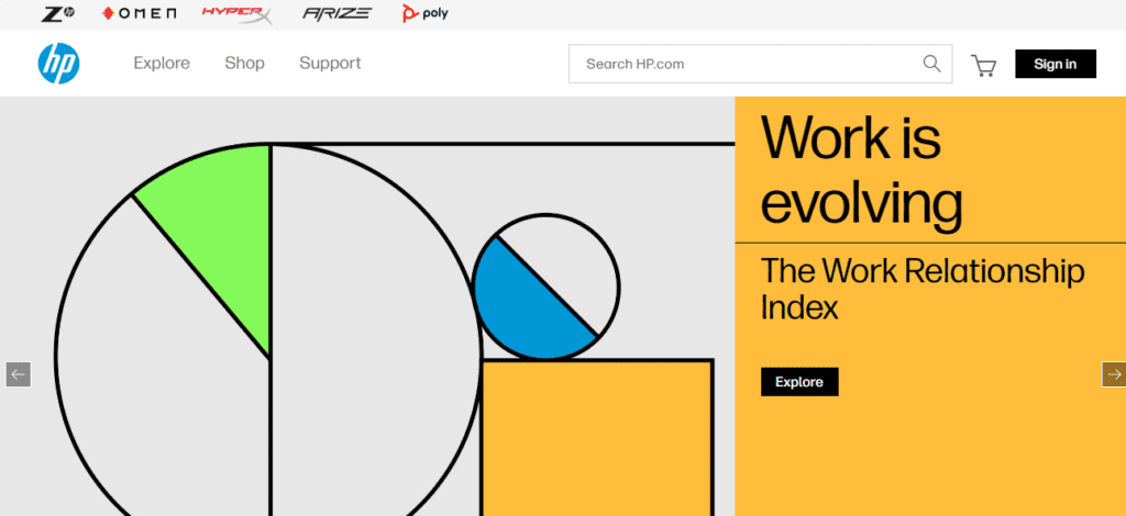 HP Homepage