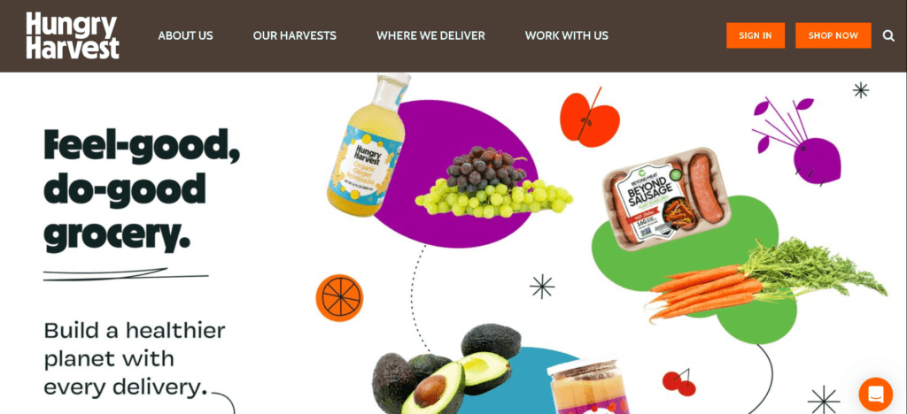 Hungry Harvest Homepage