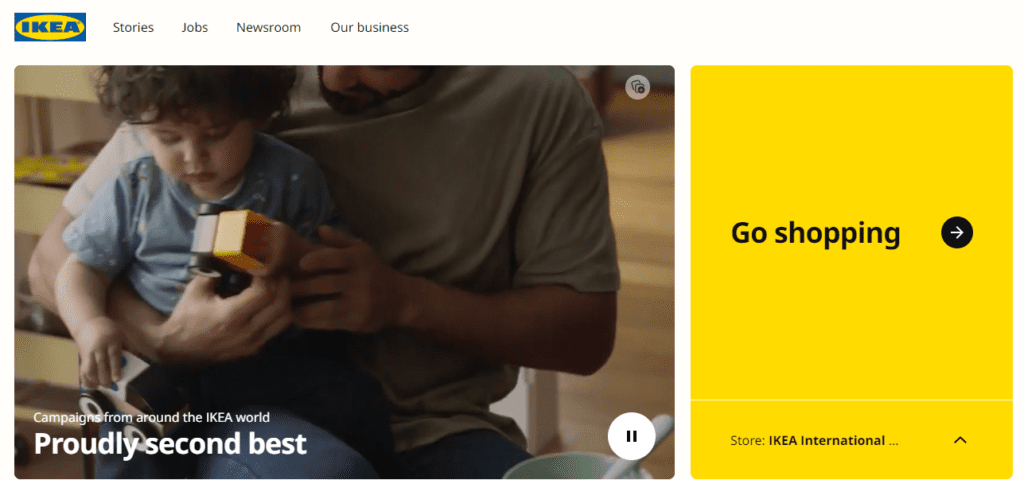 IKEA Homepage
