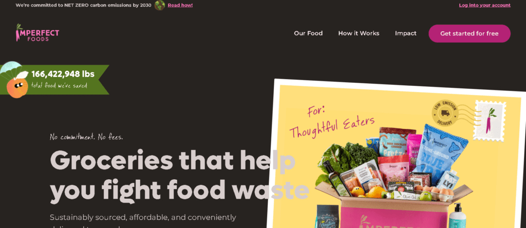 Imperfect Foods Homepage