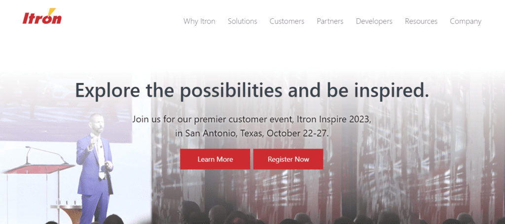 Itron, Inc. Homepage