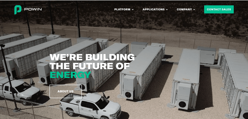 Powin Homepage