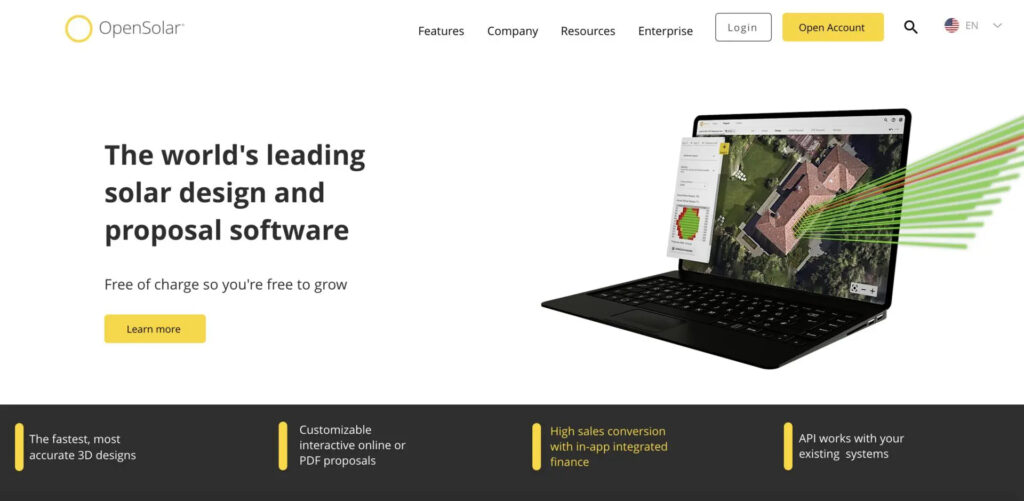 OpenSolar Homepage