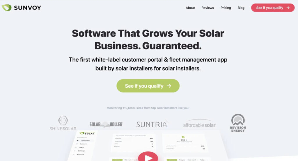 Sunvoy Homepage