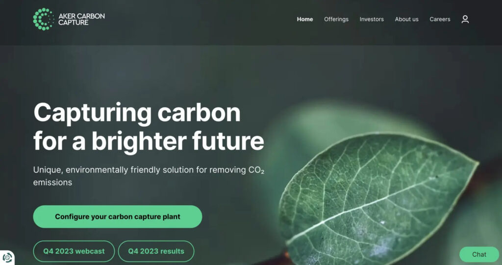 Aker Carbon Capture Homepage