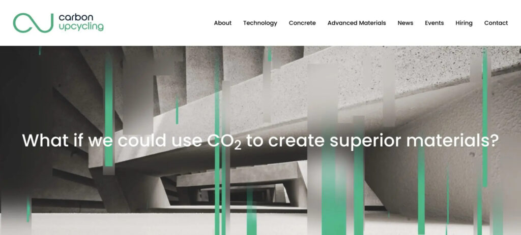 Carbon Upcycling Technologies Homepage